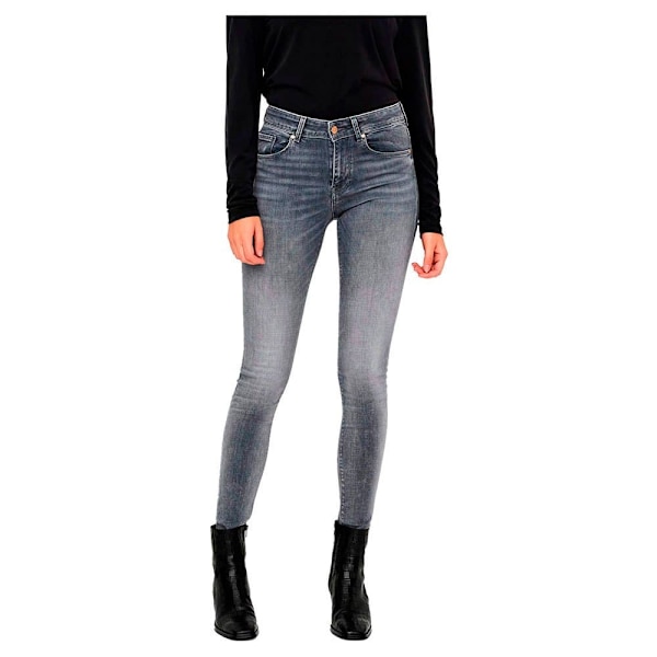Vero Moda Lux Mr Slim Ri201 Ga Jeans Grå M / 32 Kvinde