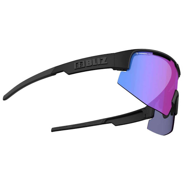 Bliz Solbriller Matrix S Nano Optics Nordic Light Sort Coral - Amber With Blue Multicoating/CAT1