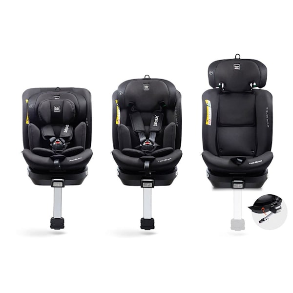 Babyauto Bilsæde Aitana Swivel 360º Isofix Leg Support Grå