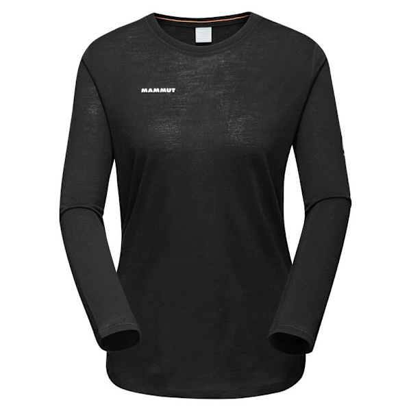 Mammut Tree Wool Fl T-shirt Med Lång ärm Svart S Kvinna
