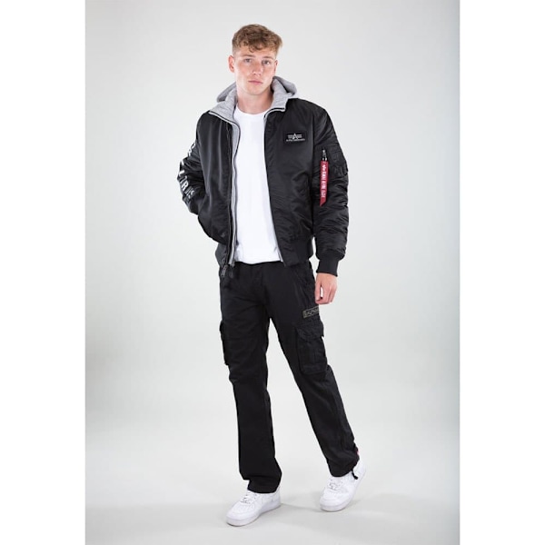 Alpha Industries Ma-1 D-tec Se Jakke Sort 2XL Mand