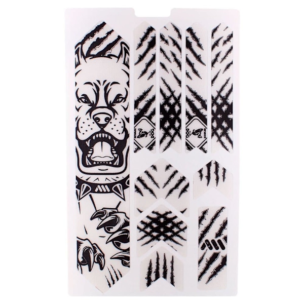 All Mountain Style Frame Guard Extra Stickers Honeycomb Hvid