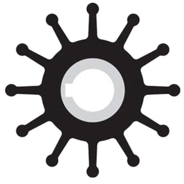 Sherwood Remplacement Impeller Kit Sort 65 mm