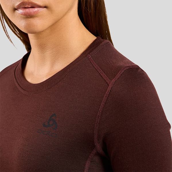 Odlo Merino 200 Pitkähihainen Aluspaita Ruskea XL Nainen