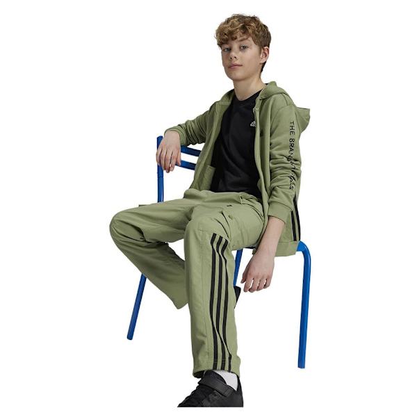 Adidas Street Jam Woven Cargobukser Grøn 11-12 Years Dreng