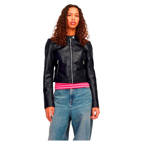 Jack & Jones Ava Pu Racer Ket Jjxx Jakke Sort L Kvinde