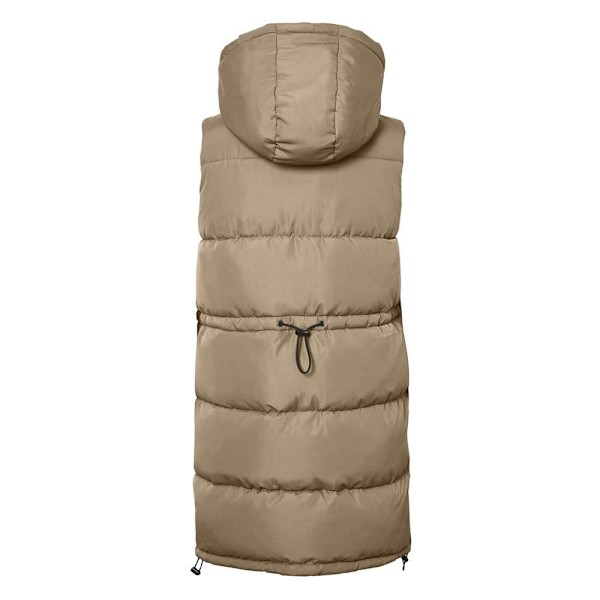 Noisy May Vest Aurora Beige M Kvinde
