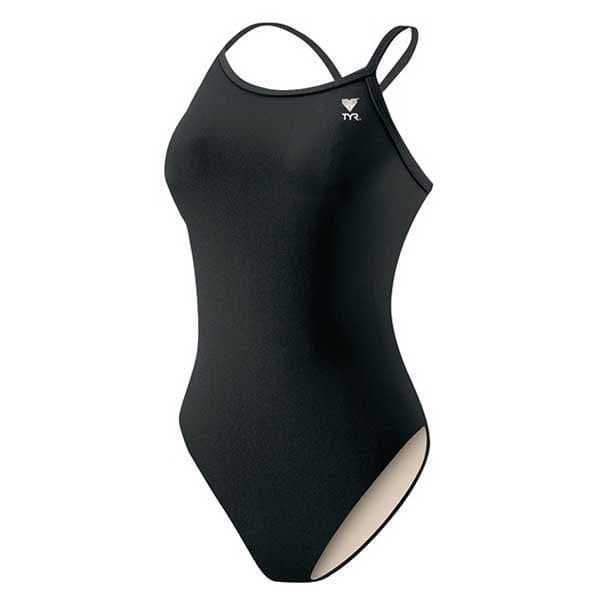 Tyr Tyreco Solids Diamondfit Badetøj Sort 36 Kvinde