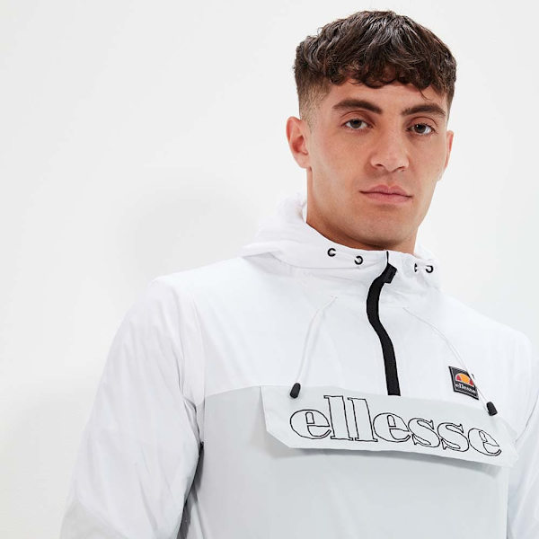Ellesse Regnjakke Polteri Hvid,Grå S Mand