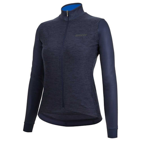 Santini Långärmad Tröja Colore Puro Thermal Blå L Kvinna