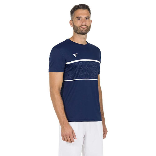 Tecnifibre Kortärmad T-shirt Team Tech Blå L Man