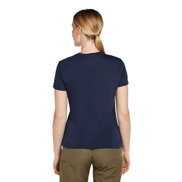 Icebreaker Merino Core T-shirt Med Korte ærmer Blå XL Kvinde