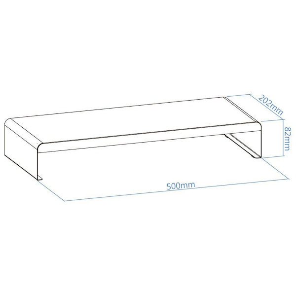 Tooq Monitorer Riser Bracket Tqmr0121 Sort