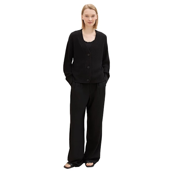 Tom Tailor V Neck Cardigan Sort XL Kvinde