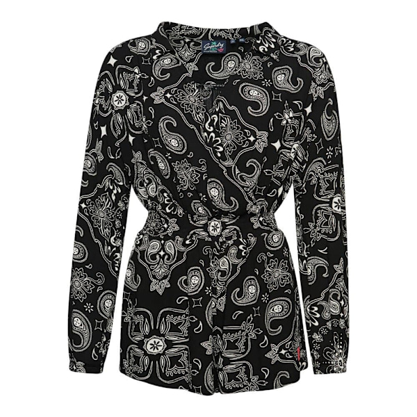 Superdry Romper Vintage Beach Musta L Nainen