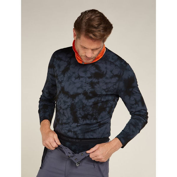 Icebreaker Merino 200 Oasis Cloud Dye Leggings Blå XL Mand