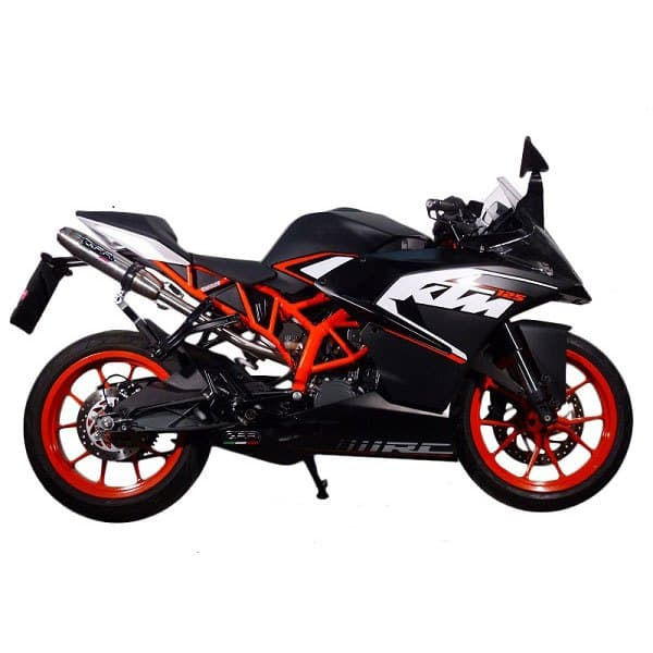Gpr Exhaust Systems Deeptone Inox Rc 125 14-16 Homologeret Slip On Lyddæmper Søvfarvet Homologated
