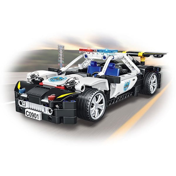 Giros Polisbilskonstruktionsspel Technic Swat Silver