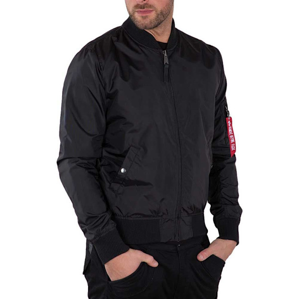 Alpha Industries Ma-1 Tt Jakke Sort M Mand