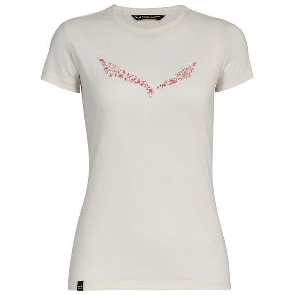 Salewa Solidlogo Dri-release Lyhythihainen T-paita Valkoinen M Nainen