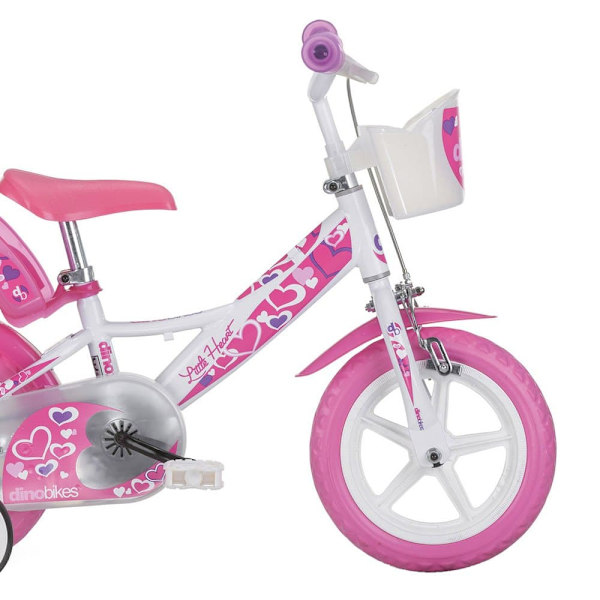 Dino Bikes Hearts 12´´ Cykel Vit 3-5 Years Pojke
