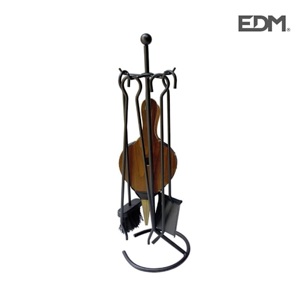 Edm Skorstenssæt Deluxe 5 Enheder Sort