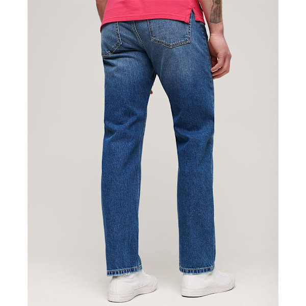 Superdry Vintage Straight Fit Farkut Sininen 32 / 32 Mies