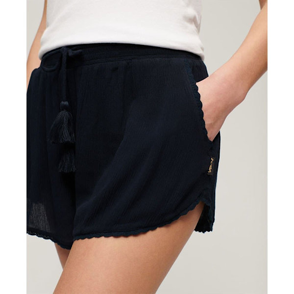 Superdry Beach Shorts Blå L Kvinna