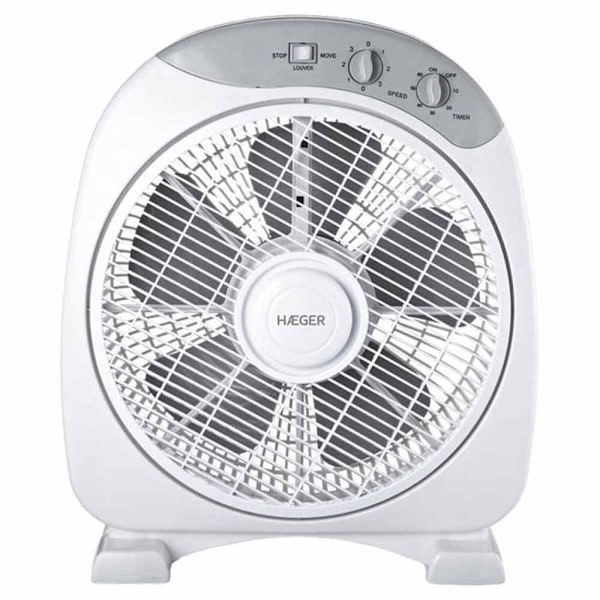 Haeger Tuuletin Home Wind Valkoinen One Size / EU Plug