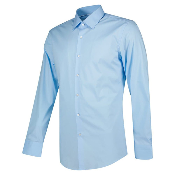 Boss Skjorte 50469345-452/h-hank Kent Blå 40 / Regular Mand