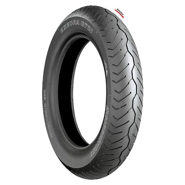 Bridgestone Fordæk M/c G721 62h Tl G Xvs1300cu Søvfarvet 120 / 70 / R21