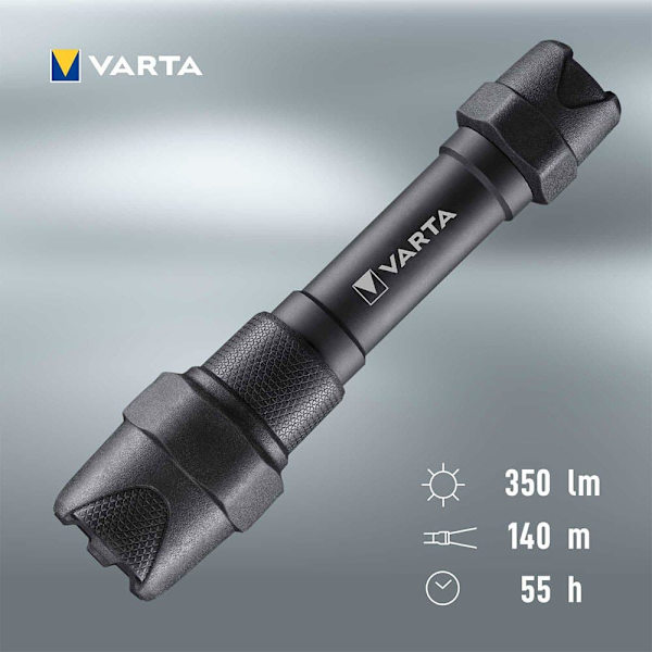 Varta Indestructible F20 Pro 6w Led Sort 350 Lumens