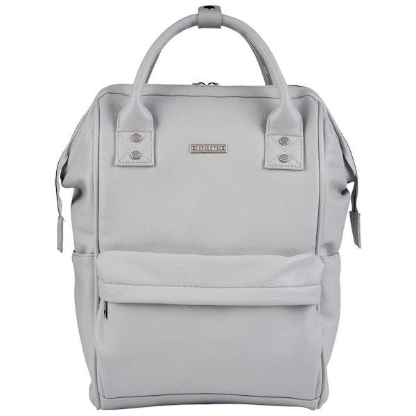 Bababing Organizer Taske Mani Dove Grey Leatherette Hvid