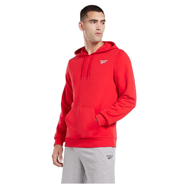 Reebok Hættetrøje Identity French Terry Logo Rød M Mand
