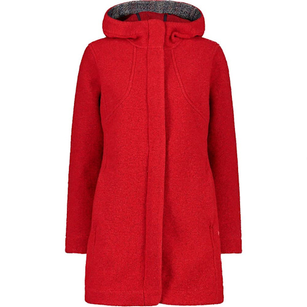 Cmp Jacka Coat Fix Hood 32m2286 Röd M Kvinna