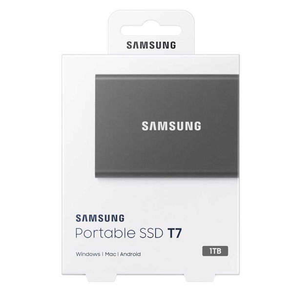 Samsung Extern Ssd Hårddisk T7 Mu-pc1t0t 1tb Svart