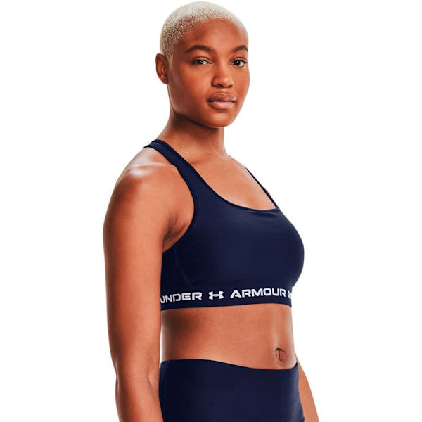 Under Armour Top Medium Support Crossback Blå M Kvinde