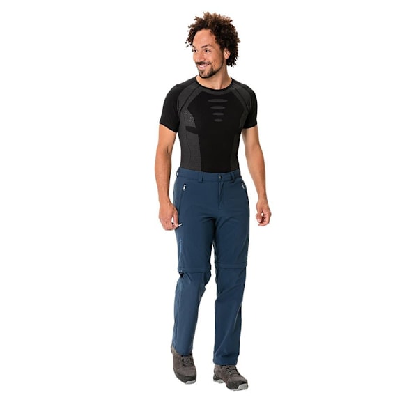 Vaude Farley Stretch Zip Off Ii Byxor Blå 46 / Regular Man