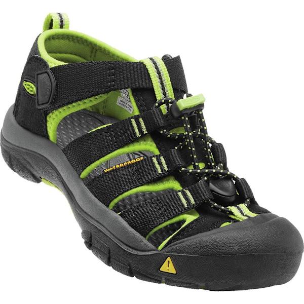 Keen Ungdoms Sandaler Newport H2 Grøn,Sort EU 39 1/2
