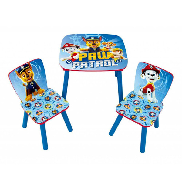 Paw Patrol Lekbord Och Stol Set Set Flerfärgad