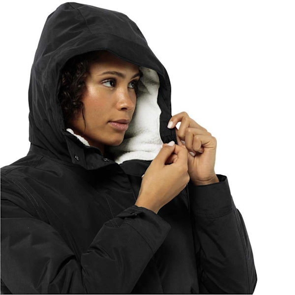 Jack Wolfskin Talforst Parka Sort L Kvinde