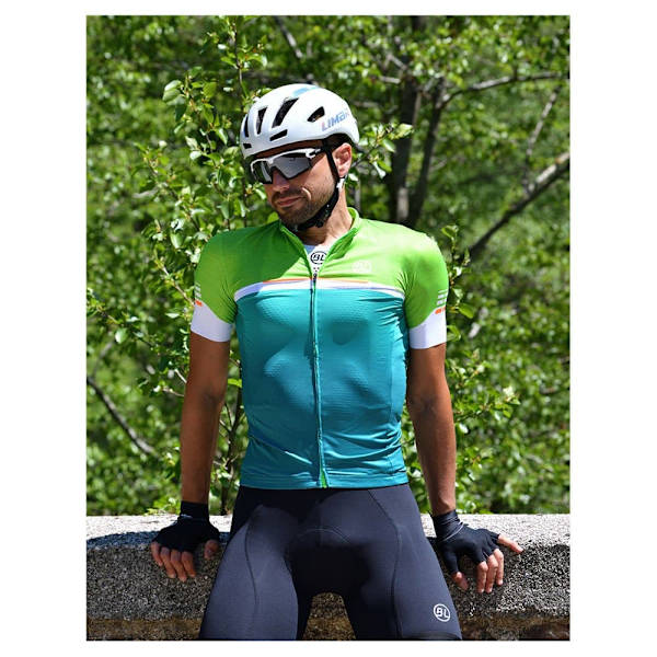 Bicycle Line Treviso S2 Korta ärmar Cykeltröja Grönt L Man