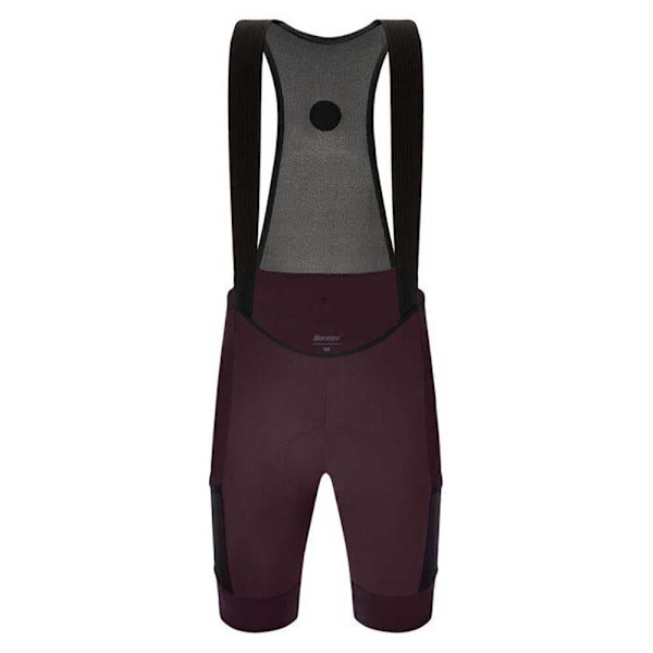 Santini Bib Shorts Med C 3m Gravel 3 Pad Rød M Mand