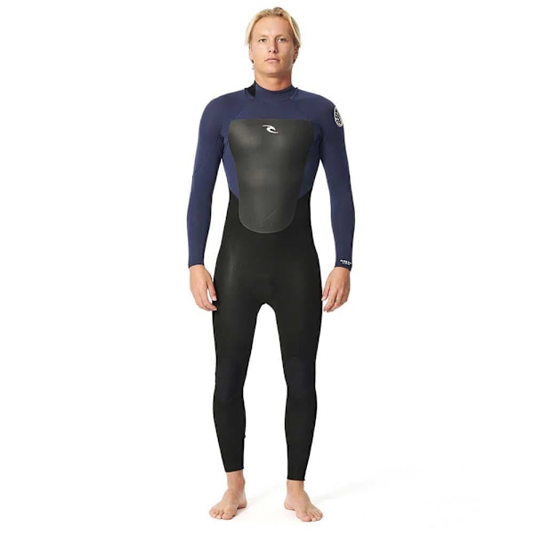 Rip Curl Langærmet Neoprendragt Med Lynlås Bagpå Omega 4/3 Mm Gb Steamer Sort L