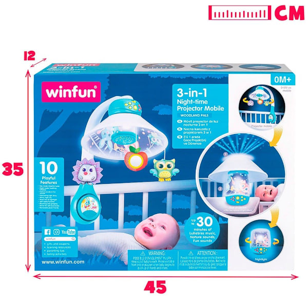 Winfun 3 1 1 Babyprojektor Flerfärgad