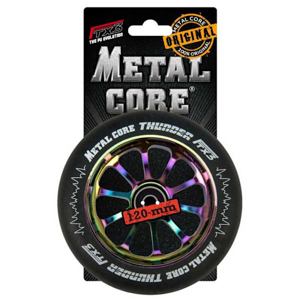 Metal Core Metalcore© Pyörät Thunder 120 Mm Kirkas