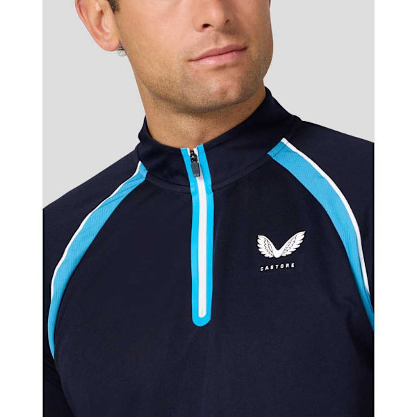 Castore Amc Aeromesh Halv Dragkedja Långärmad T-shirt  S Man