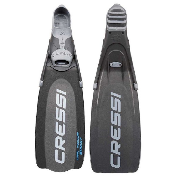 Cressi Sukellusrivat Gara Turbo Sprint Musta EU 46-47