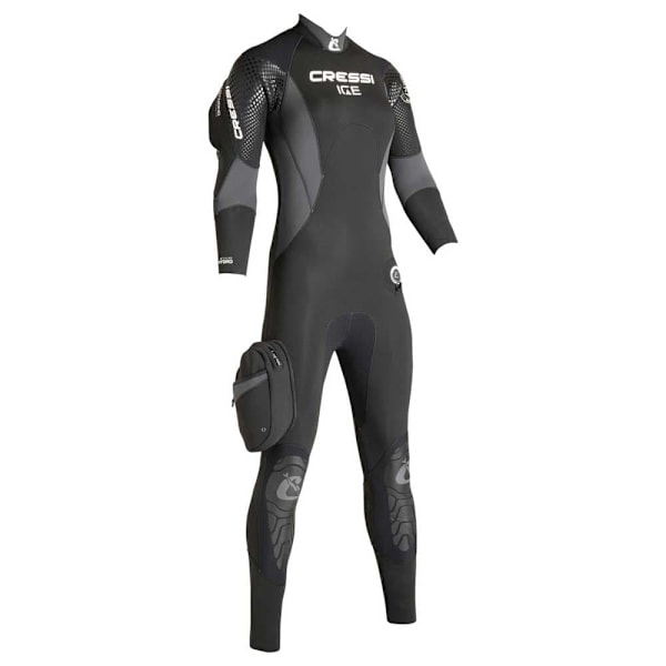 Cressi Ice 2024 7 Mm Halvtør Dragt Sort XS