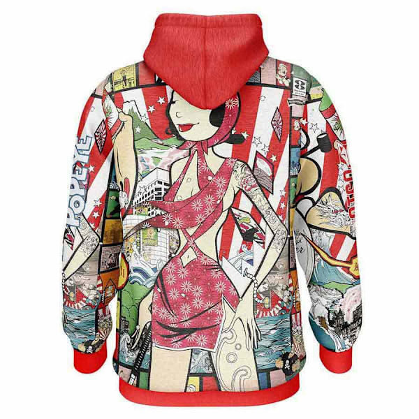 Otso Hættetrøje Popeye Art Show  2XL Mand